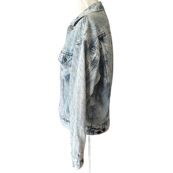 Levi’s Oversized Acid Relaxed Casual Denim Country Baggy Jean Button Jacket - Picture 4 of 11